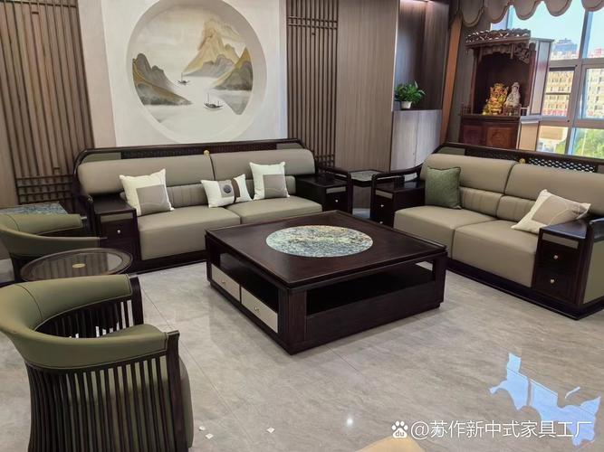 新中式別墅會所家具定制 蘇州源頭工廠，匠心鑄就高端室內外裝飾